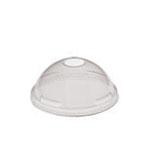 Clear Lid - Dome - 1" Hole