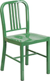 Green Metal Indoor-Outdoor Chair