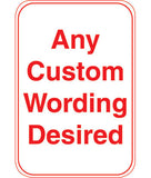 Custom School and Facility Maintenance Sign