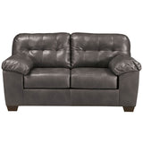 Signature Design by Ashley Alliston Loveseat in Gray DuraBlend