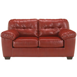 Signature Design by Ashley Alliston Loveseat in Salsa DuraBlend