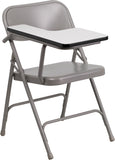 Premium Steel Folding Chair with Right Handed Tablet Arm