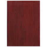 30'' x 42'' Rectangular Resin Mahogany Table Top