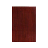 30'' x 45'' Rectangular Resin Mahogany Table Top