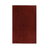 30'' x 48'' Rectangular Resin Mahogany Table Top