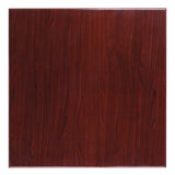 36'' Square Resin Mahogany Table Top