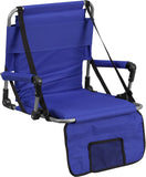 Folding Stadium Chair in Blue