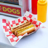 WAX PAPER GREASE RESISTANT RED CHECKER 12X12 5000 CT