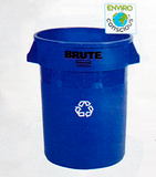 44 Gal Blue Brute Recycling Container
