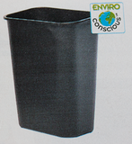 Black Receptacle made of Recylce Content