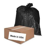 SCHOOL 38X58 BLACK TRASH BAG 1.2 MIL 55GALLON ITEM WB58XH