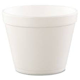 DART 24 OZ WHITE FOAM SQUAT FOOD CONTAINER Stock Number: 24MJ48
