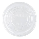 Pet Plastic Portion Cup Lid - Clear - 3.1 Diameter