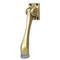 Heavy-Duty 5" Kick Down Door Holder, Brass Finish