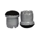 Felt Base Slip Overs™, 1-1/2" Grey Felt