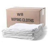 Premium White T-Shirt Rags - 10 lb box