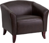 HERCULES Imperial Series Brown Leather Chair