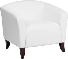 HERCULES Imperial Series White Leather Chair