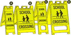 School Crossing Signs (multiple sizes)