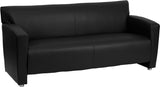 HERCULES Majesty Series Black Leather Sofa