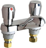 Chrome Center set Lavatory Metering Faucet