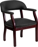 Black Leather Conference Chair