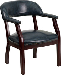 Navy Vinyl Luxurious Conference Chair