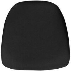 Hard Black Fabric Chiavari Chair Cushion