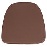 Soft Brown Fabric Chiavari Chair Cushion