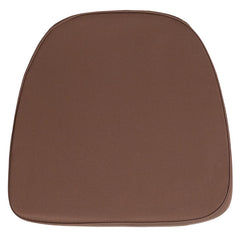 Soft Brown Fabric Chiavari Chair Cushion