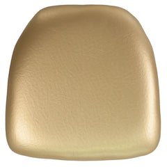 Hard Gold Vinyl Chiavari Chair Cushion