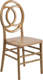 HERCULES INDESTRUCTO Series Gold Resin Royal Stacking Chair