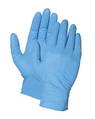 BLUE NITRILE PREMIUM  EXAM GLOVES ALLSIZES