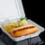 Dart 80HT1R foam containers - Small Single Compartment