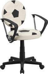 Soccer Task Chair with Arms