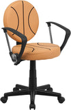 Basketball Task Chair with Arms