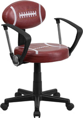 Football Task Chair with Arms