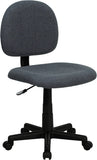 Low Back Ergonomic Gray Fabric Swivel Task Chair