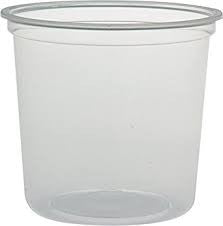 DART MicroGourmet polypropylene Deli Containers 24 OZ TRANSLUCENT, 500 CS