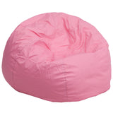 Oversized Solid Light Pink Bean Bag Chair