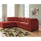 Benchcraft Maier Sectional with Left Side Facing Chaise in Sienna Microfiber
