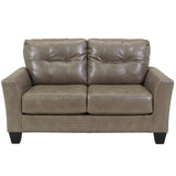 Benchcraft Paulie Loveseat in Quarry DuraBlend