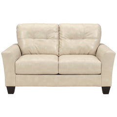 Benchcraft Paulie Loveseat in Taupe DuraBlend