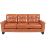 Benchcraft Paulie Sofa in Orange DuraBlend