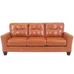 Benchcraft Paulie Sofa in Orange DuraBlend