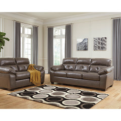 Benchcraft Bastrop Living Room Set in Steel DuraBlend