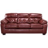 Benchcraft Bastrop Sofa in Crimson DuraBlend