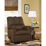Signature Design by Ashley Darcy Rocker Recliner in Cafe Fabric