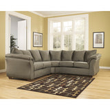 Signature Design by Ashley Darcy Sectional in Sage Fabric