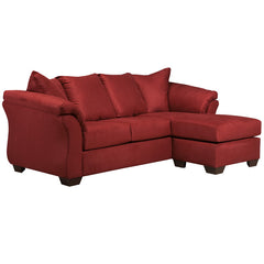 Signature Design by Ashley Darcy Sofa Chaise in Salsa Microfiber